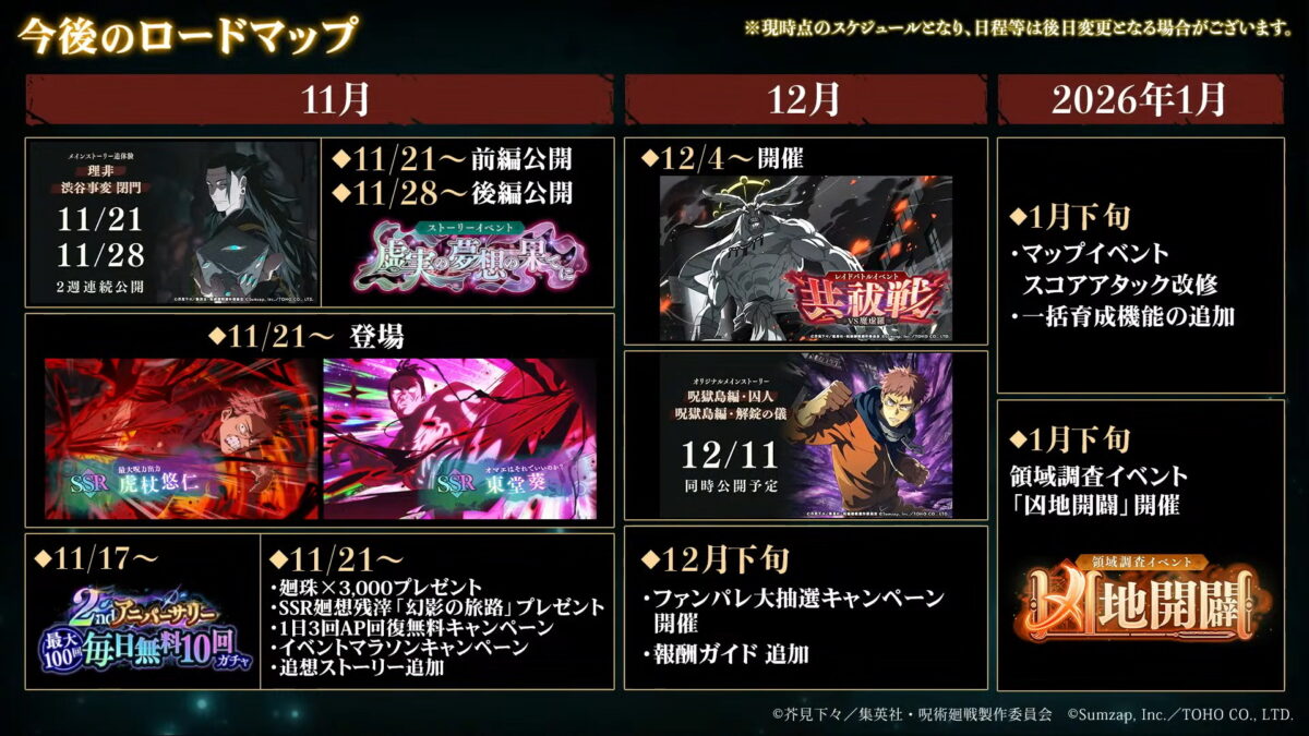 今後のロードマップ