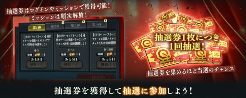 ファンパレ大抽選券