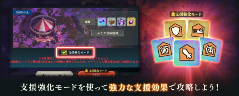 支援強化モード