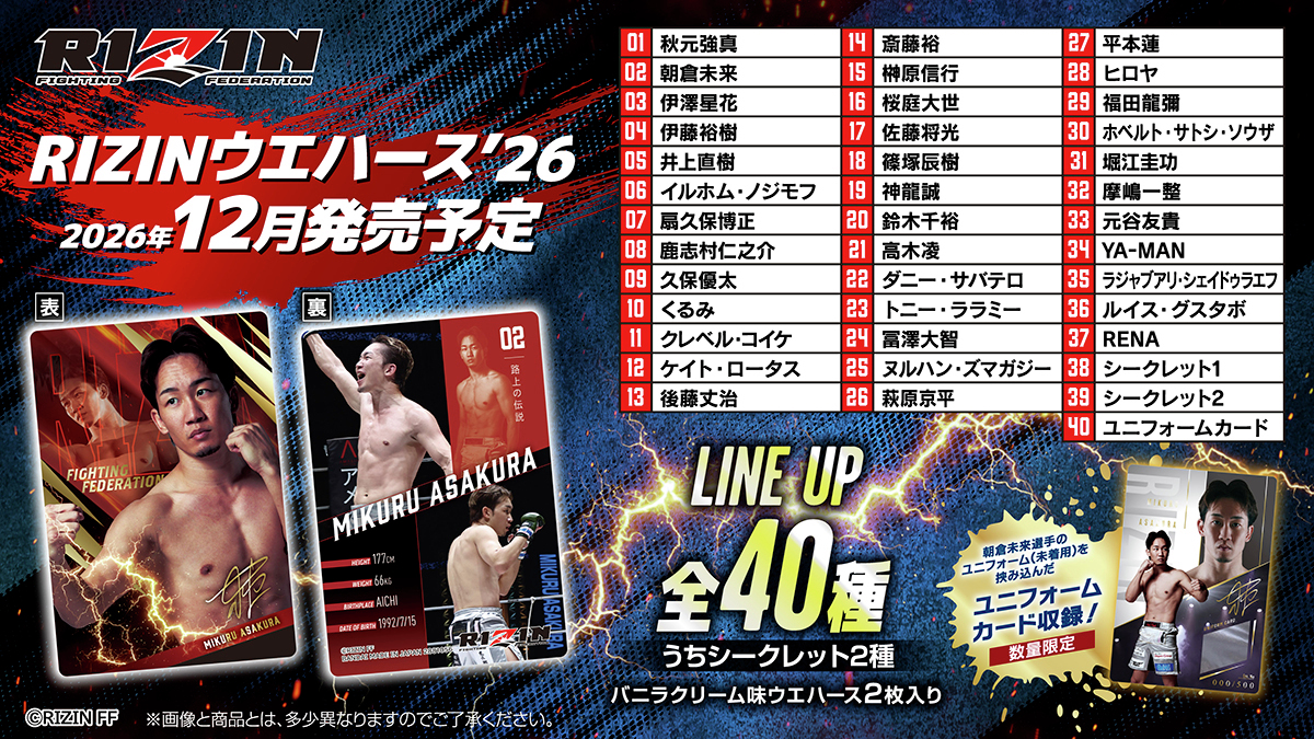 RIZINツインウエハース ‘26